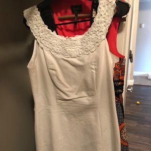 Kristin Davis White Church Dress